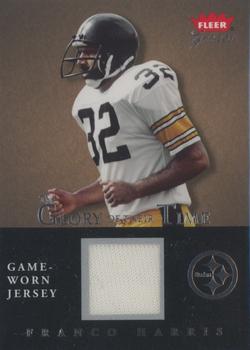 2004 Fleer Greats of the Game - Glory of Their Time Game Used Silver #GT-FH Franco Harris Front