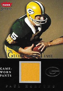 2004 Fleer Greats of the Game - Glory of Their Time Game Used Silver #GT-PH Paul Hornung Front