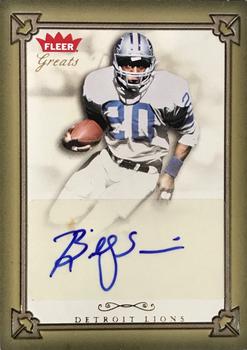 2004 Fleer Greats of the Game - Gold Border Autographs #GBA-BS2 Billy Sims Front