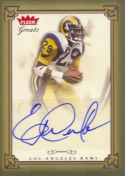 2004 Fleer Greats of the Game - Gold Border Autographs #GBA-ED Eric Dickerson Front