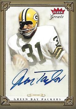 2004 Fleer Greats of the Game - Gold Border Autographs #GBA-JT Jim Taylor Front