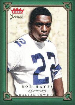 2004 Fleer Greats of the Game - Green/Red #30 Bob Hayes Front