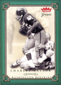 2004 Fleer Greats of the Game - Green/Red #57 Charley Taylor Front