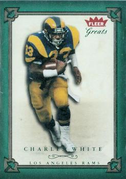 2004 Fleer Greats of the Game - Green/Red #62 Charles White Front
