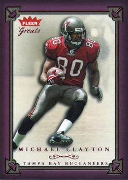 2004 Fleer Greats of the Game - Green/Red #82 Michael Clayton Front