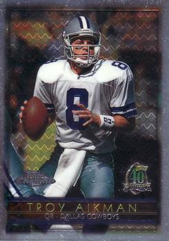 1996 Topps Chrome #1 Troy Aikman Front