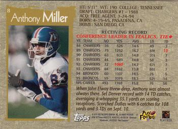 1996 Topps Chrome #8 Anthony Miller Back