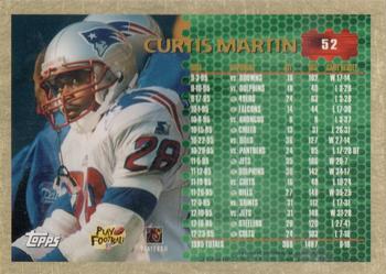 1996 Topps Chrome #52 Curtis Martin Back