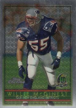 1996 Topps Chrome #70 Willie McGinest Front