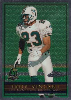 1996 Topps Chrome #85 Troy Vincent Front