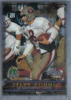 1996 Topps Chrome #130 Steve Young Front