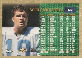 1996 Topps Chrome #132 Scott Mitchell Back