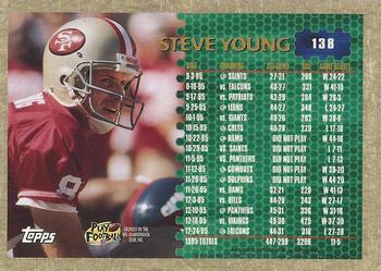 1996 Topps Chrome #138 Steve Young Back