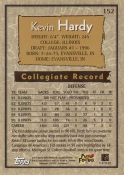 1996 Topps Chrome #152 Kevin Hardy Back