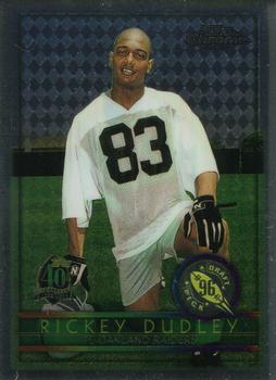 1996 Topps Chrome #153 Rickey Dudley Front