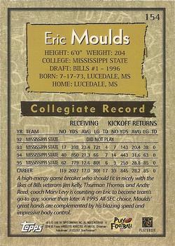 1996 Topps Chrome #154 Eric Moulds Back
