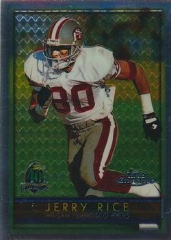1996 Topps Chrome #98 Jerry Rice Front