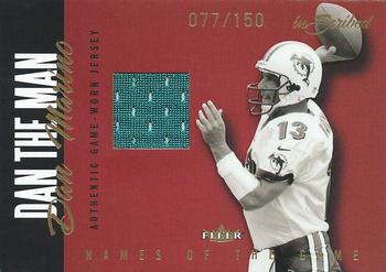 2004 Fleer Inscribed - Names of the Game Jersey Gold #NGJ-DM3 Dan Marino Front