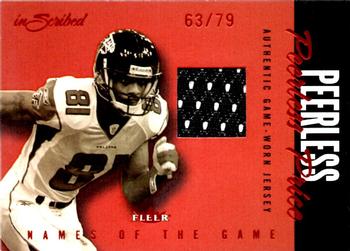 2004 Fleer Inscribed - Names of the Game Jersey Red #NGJ-PP Peerless Price Front