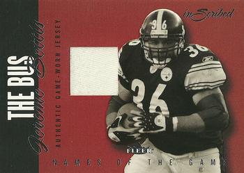 2004 Fleer Inscribed - Names of the Game Jersey Silver #NGJ-JB Jerome Bettis Front