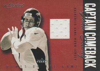 2004 Fleer Inscribed - Names of the Game Jersey Silver #NGJ-JE John Elway Front