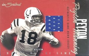 2004 Fleer Inscribed - Names of the Game Jersey Silver #NGJ-PM Peyton Manning Front