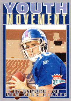 2004 Fleer Platinum - Youth Movement #1 YM Eli Manning  Front