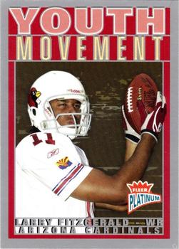 2004 Fleer Platinum - Youth Movement #8 YM Larry Fitzgerald  Front