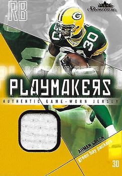2004 Fleer Showcase - Playmakers Game Used #PM-AG2 Ahman Green Front
