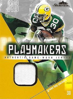 2004 Fleer Showcase - Playmakers Game Used #PM-AG3 Ahman Green Front