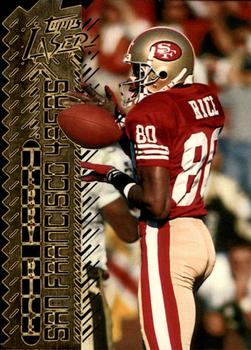 1996 Topps Laser #40 Jerry Rice Front