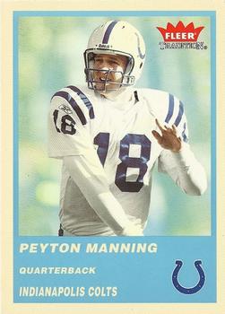 2004 Fleer Tradition - Blue #46 Peyton Manning Front