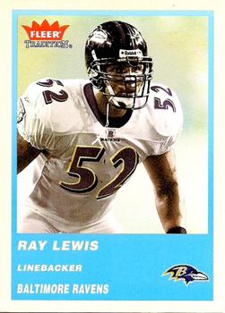 2004 Fleer Tradition - Blue #118 Ray Lewis Front