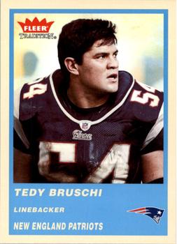 2004 Fleer Tradition - Blue #119 Tedy Bruschi Front