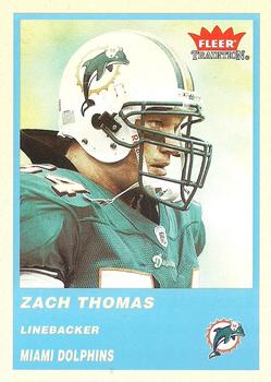 2004 Fleer Tradition - Blue #176 Zach Thomas Front