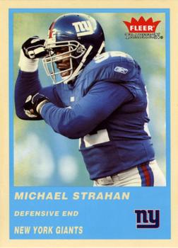 2004 Fleer Tradition - Blue #180 Michael Strahan Front