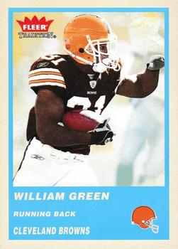 2004 Fleer Tradition - Blue #230 William Green Front