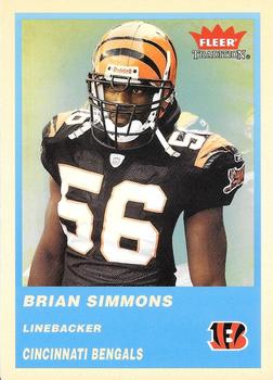 2004 Fleer Tradition - Blue #287 Brian Simmons Front