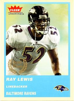 2004 Fleer Tradition - Blue #328 Ray Lewis Front