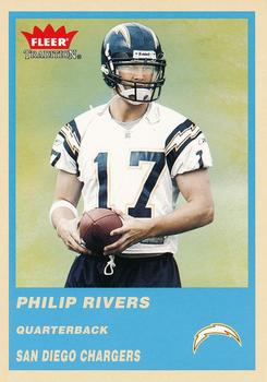 2004 Fleer Tradition - Blue #337 Philip Rivers Front