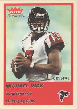 2004 Fleer Tradition - Crystal #34 Michael Vick Front