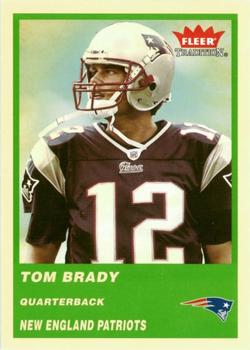 2004 Fleer Tradition - Green #51 Tom Brady Front