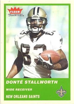 2004 Fleer Tradition - Green #105 Donté Stallworth Front