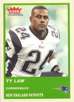 2004 Fleer Tradition - Green #160 Ty Law Front
