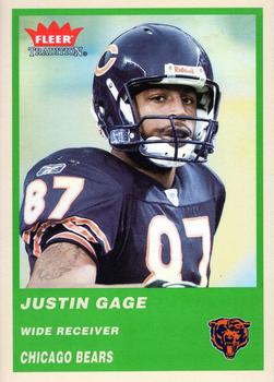 2004 Fleer Tradition - Green #165 Justin Gage Front
