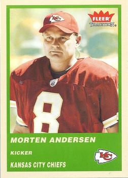 2004 Fleer Tradition - Green #284 Morten Andersen Front