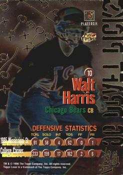 1996 Topps Laser - Draft Picks #10 Walt Harris Back