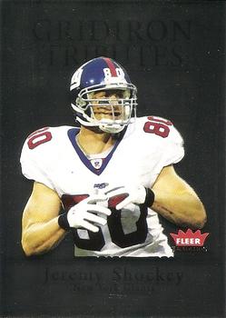 2004 Fleer Tradition - Gridiron Tributes #12 GT Jeremy Shockey Front