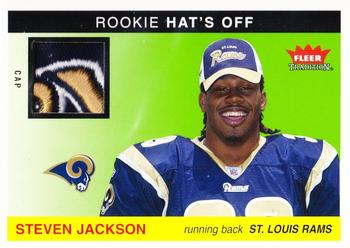 2004 Fleer Tradition - Rookie Hat's Off #HO-SJ Steven Jackson Front