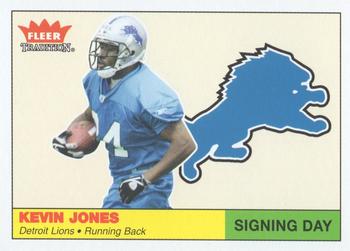 2004 Fleer Tradition - Signing Day #12 SD Kevin Jones Front